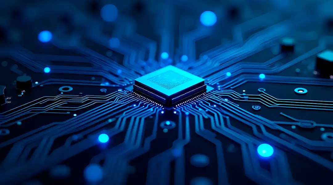 ciberseguridad cuántica en ordenadores de trabajo en oficina