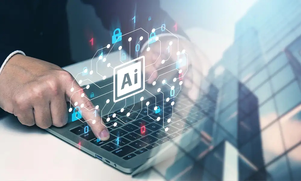 empleado usando Redes autónomas para su compañía